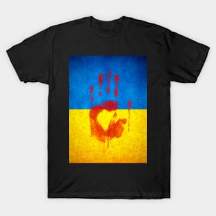 Ukraine - Bloody Hand T-Shirt